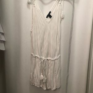 Forever 21 white romper.